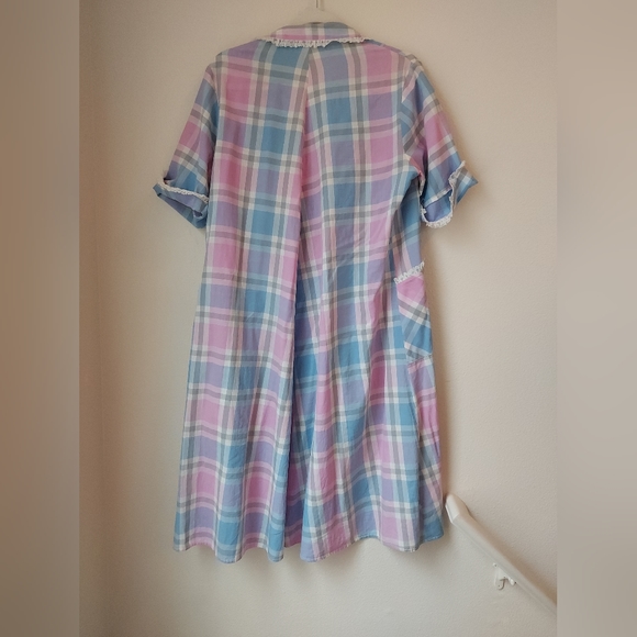 Morgin Button Down House Dress, Size ? - Picture 5 of 7